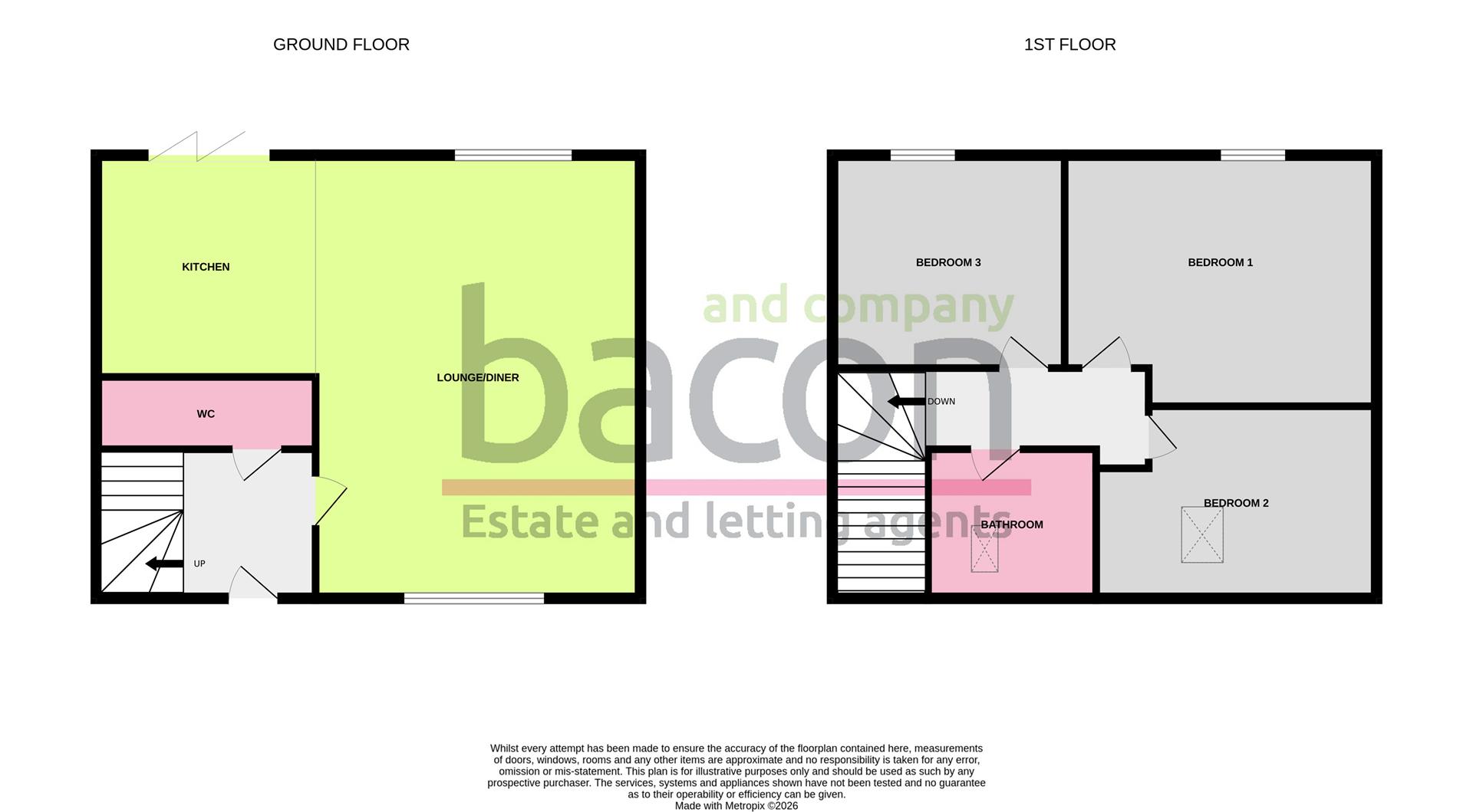 Floor Plan | House - Terraced | Fulbeck Avenue, Worthing | For Sale